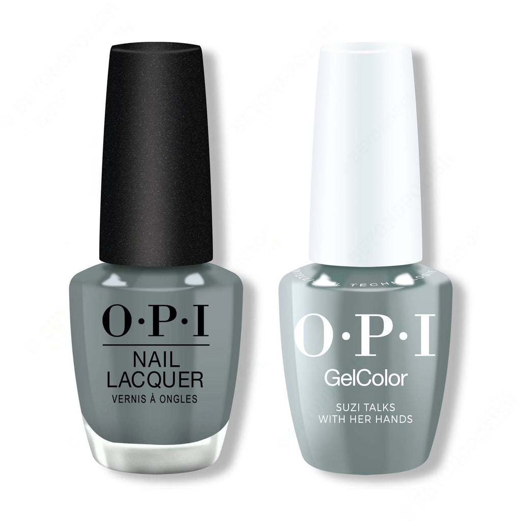OPI - Intelli-Gel & Lacquer Combo - Suzi Talks With Her Hands - Long Lasting Formula
