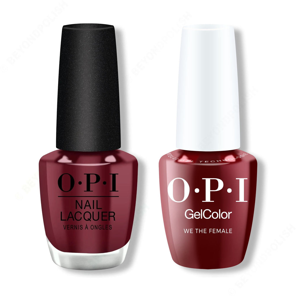OPI - Intelli-Gel & Lacquer Combo - We The Female - Long Lasting Formula