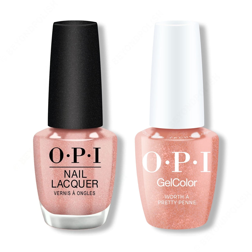 OPI - Intelli-Gel & Lacquer Combo - Worth a Pretty Penne - Long Lasting Formula