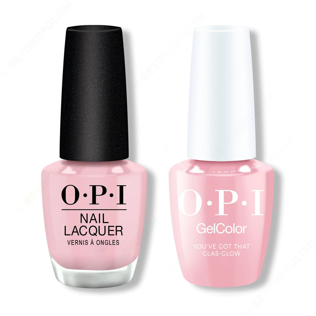 OPI - Intelli-Gel & Lacquer Combo - You've Got That Glas-glow - Long Lasting Formula