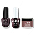 OPI - Intelli-Gel, Lacquer & Dip Combo - Black Cherry Chutney - Long Lasting Formula