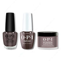 OPI - Intelli-Gel, Lacquer & Dip Combo - Brown To Earth - Long Lasting Formula