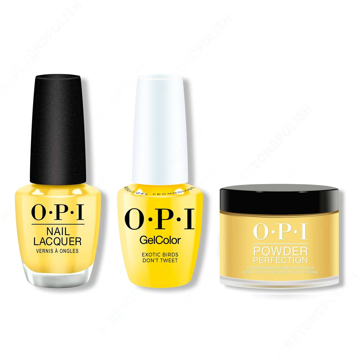 OPI - Intelli-Gel, Lacquer & Dip Combo - Exotic Birds Do Not Tweet - Long Lasting Formula