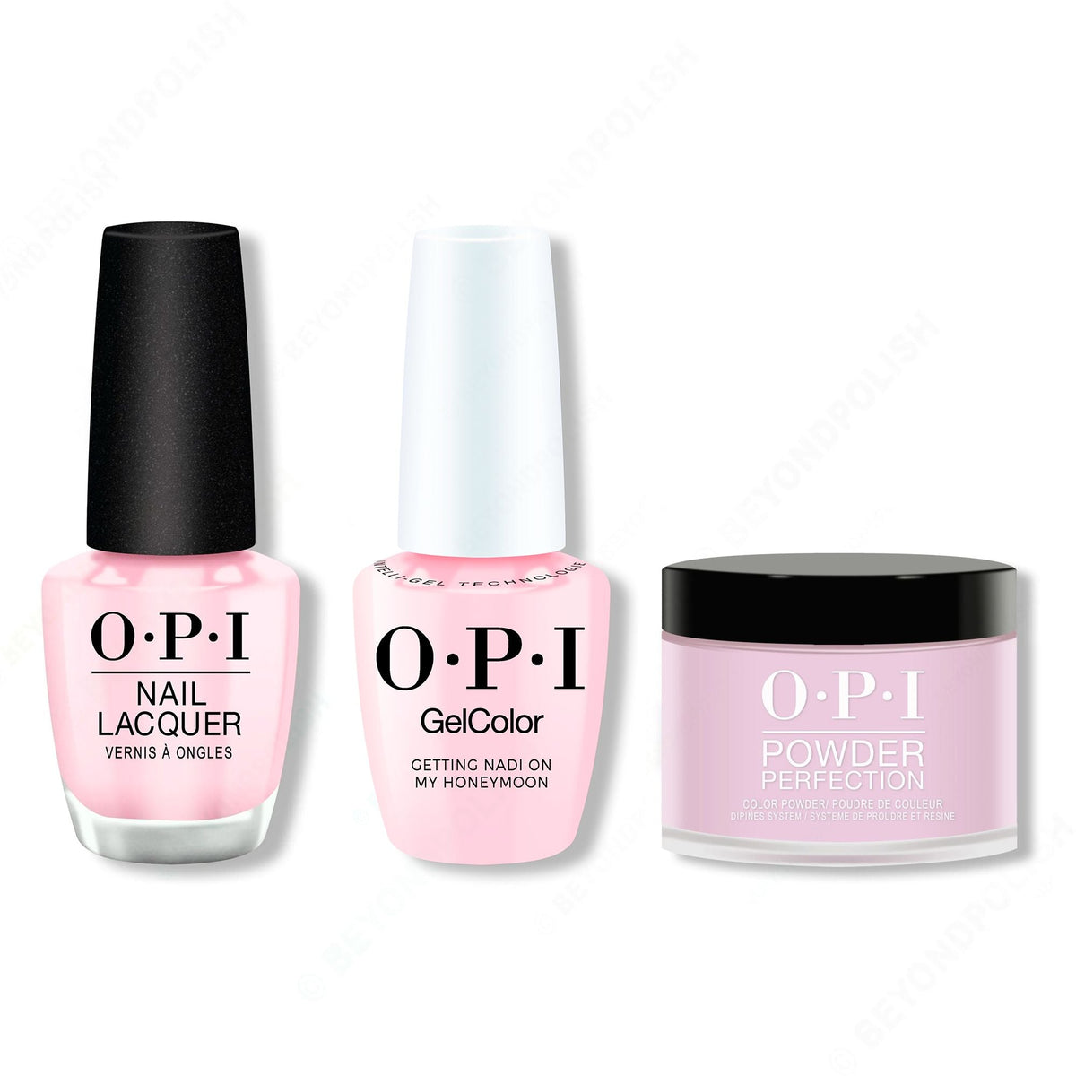 OPI - Intelli-Gel, Lacquer & Dip Combo - Getting Nadi On My Honeymoon - Long Lasting Formula