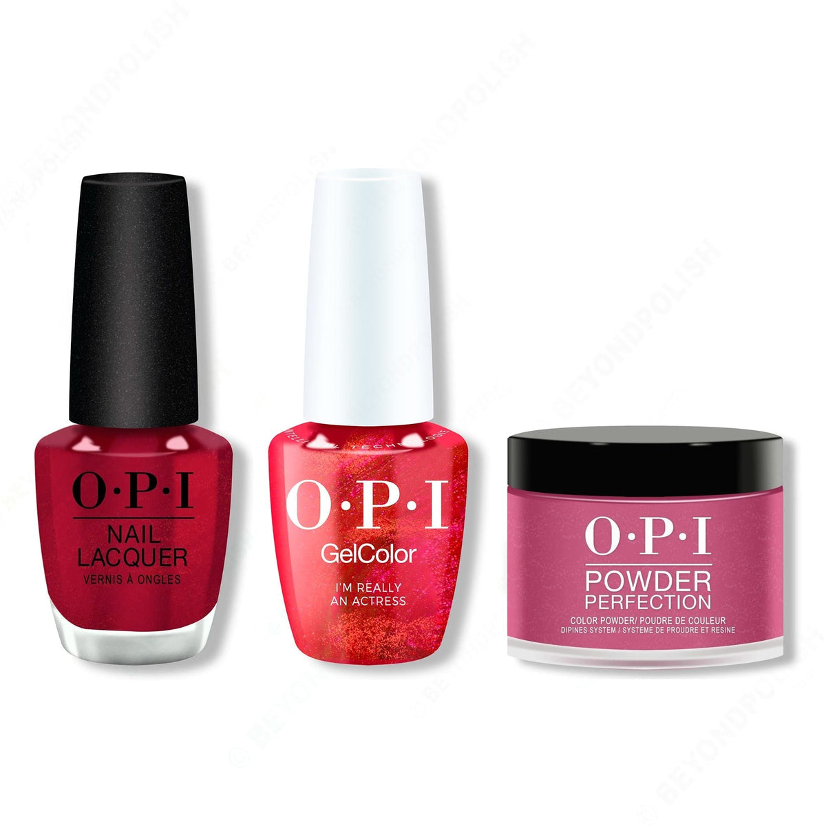 OPI - Intelli-Gel, Lacquer & Dip Combo - I'm Not Really a Waitress - Long Lasting Formula
