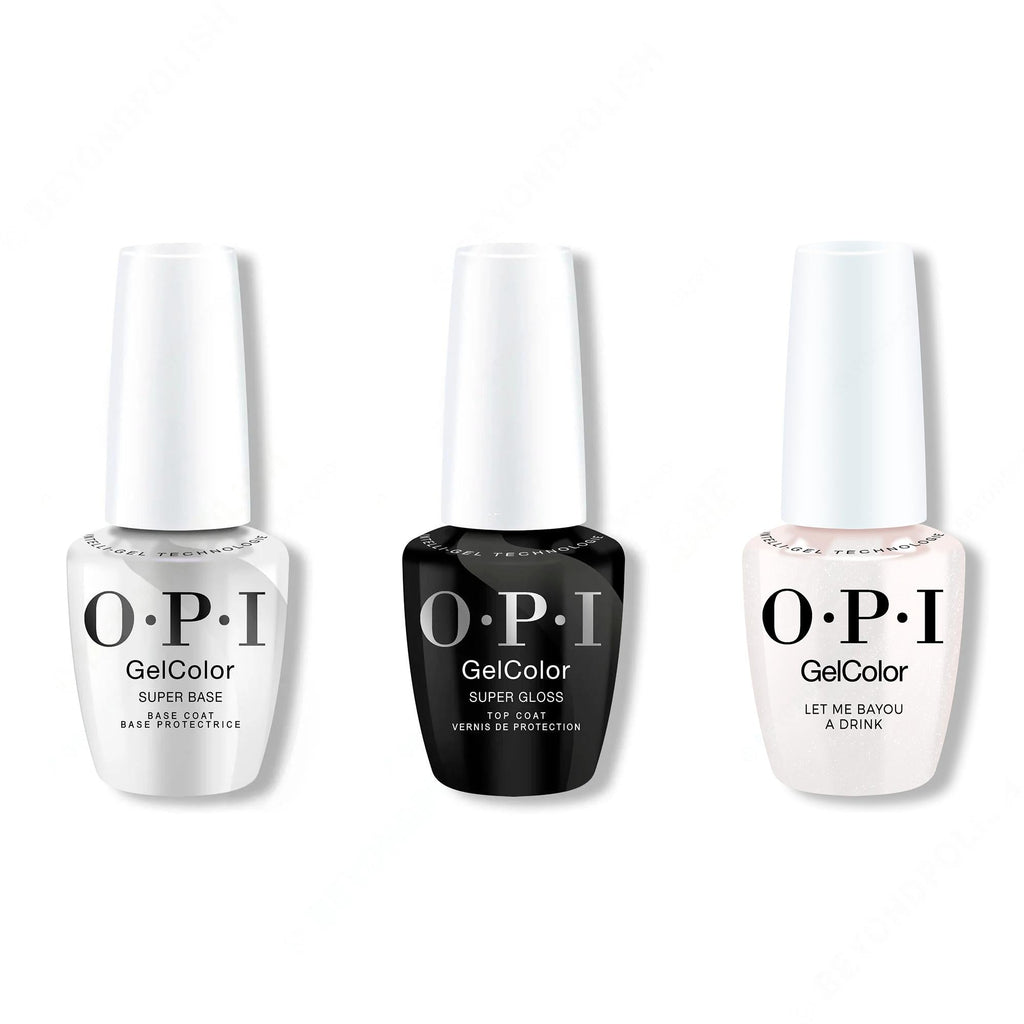 OPI - Intelli-Gel, Lacquer & Dip Combo - Let Me Bayou a Drink - Long Lasting Formula