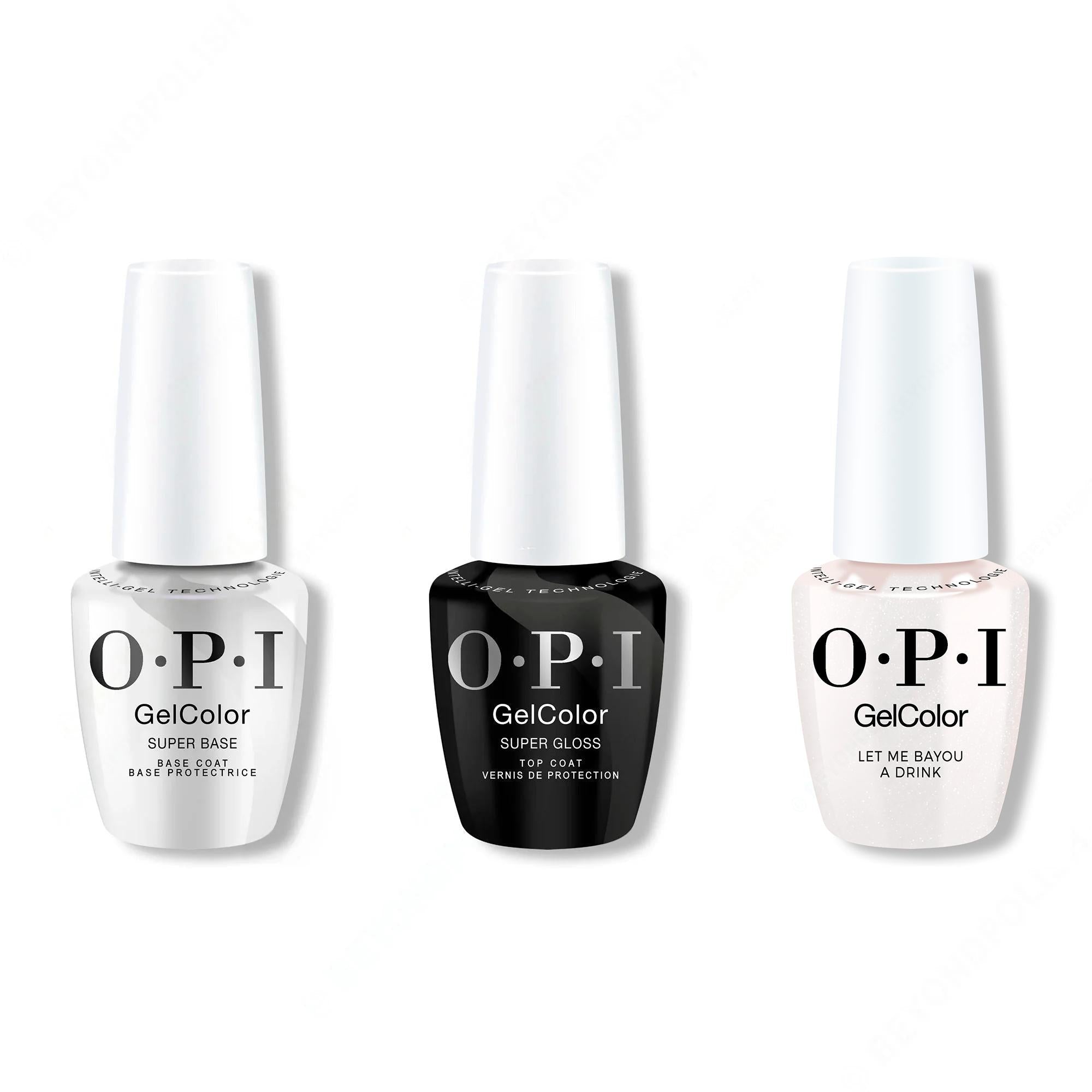 OPI - Intelli-Gel, Lacquer & Dip Combo - Let Me Bayou a Drink - Long Lasting Formula