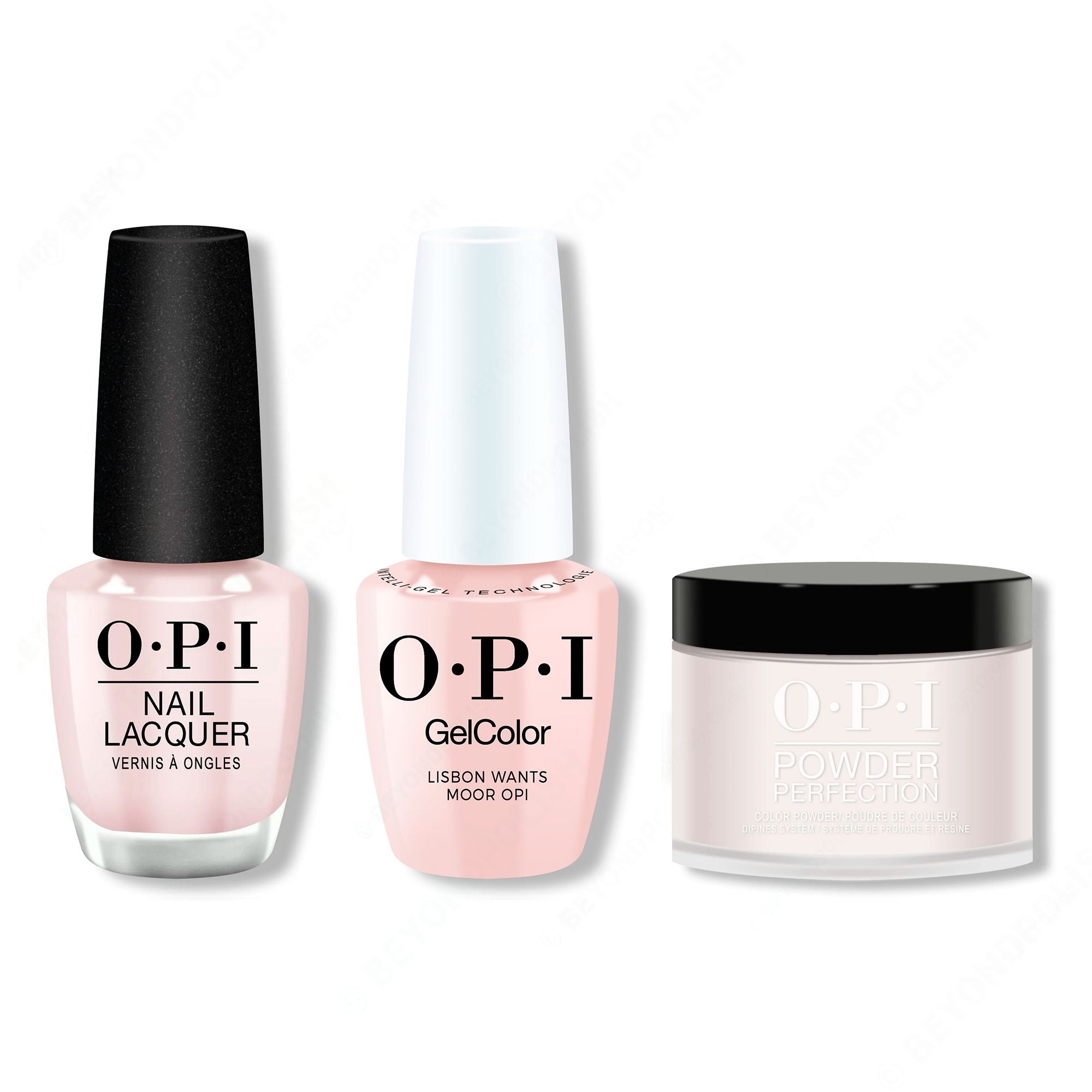 OPI - Intelli-Gel, Lacquer & Dip Combo - Lisbon Wants Moor Opi - Long Lasting Formula