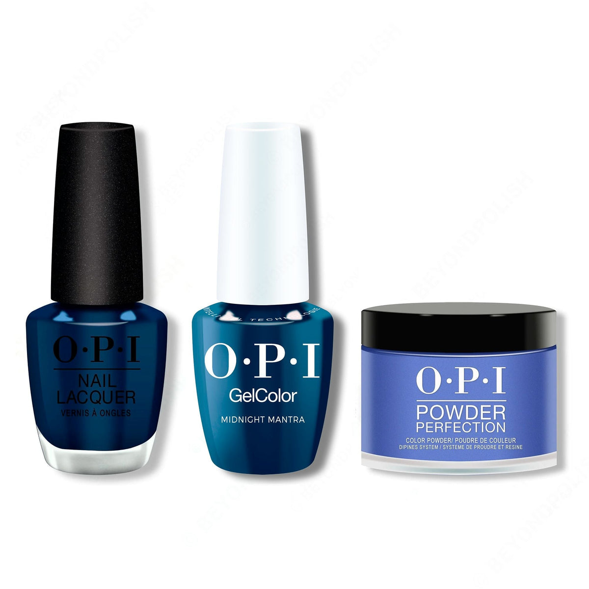 OPI - Intelli-Gel, Lacquer & Dip Combo - Midnight Mantra - Long Lasting Formula