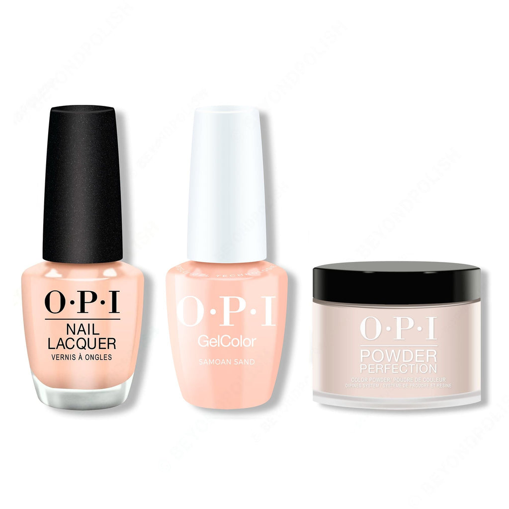 OPI - Intelli-Gel, Lacquer & Dip Combo - Samoan Sand - Long Lasting Formula