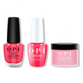 OPI - Intelli-Gel, Lacquer & Dip Combo - Strawberry Margarita - Long Lasting Formula