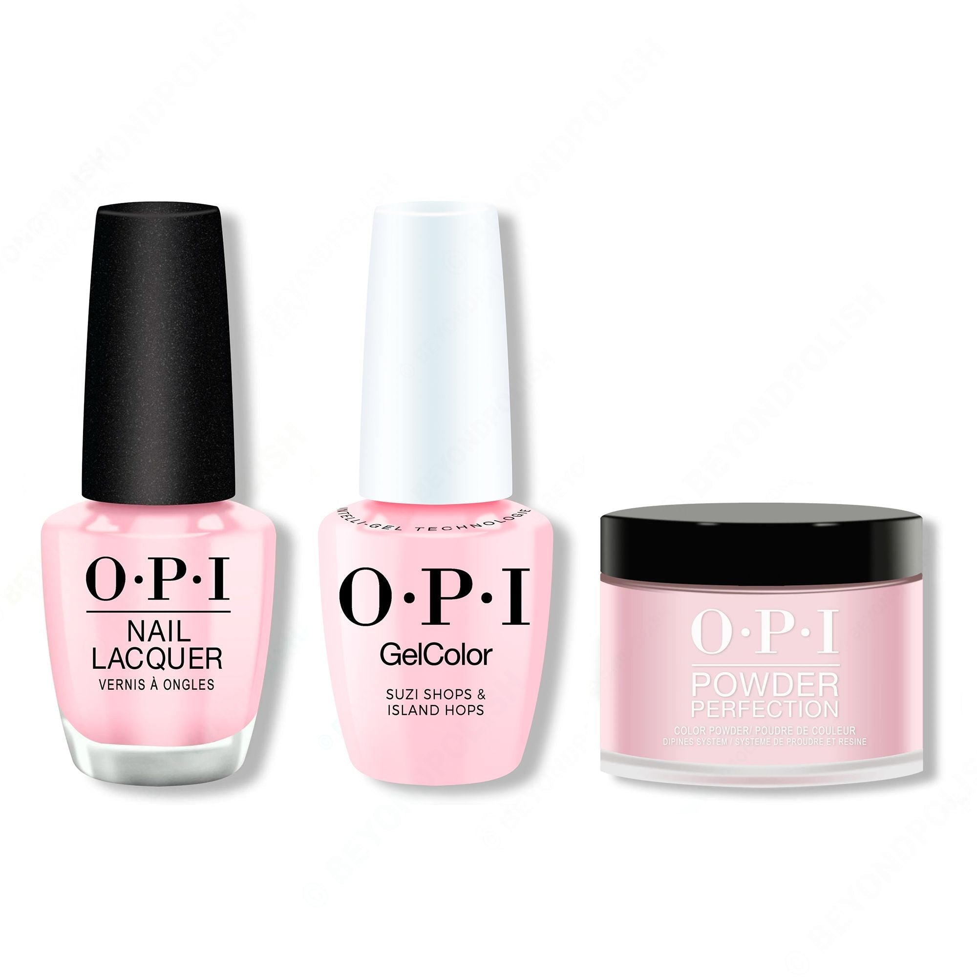 OPI - Intelli-Gel, Lacquer & Dip Combo - Suzi Shops & Island Hops - Long Lasting Formula