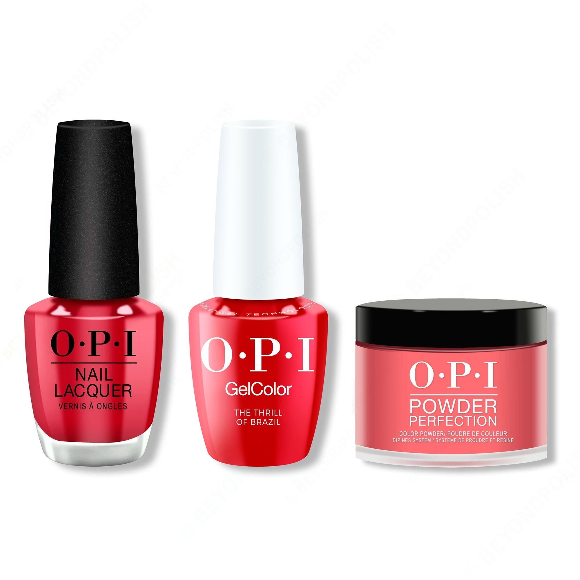 OPI - Intelli-Gel, Lacquer & Dip Combo - The Thrill of Brazil - Long Lasting Formula