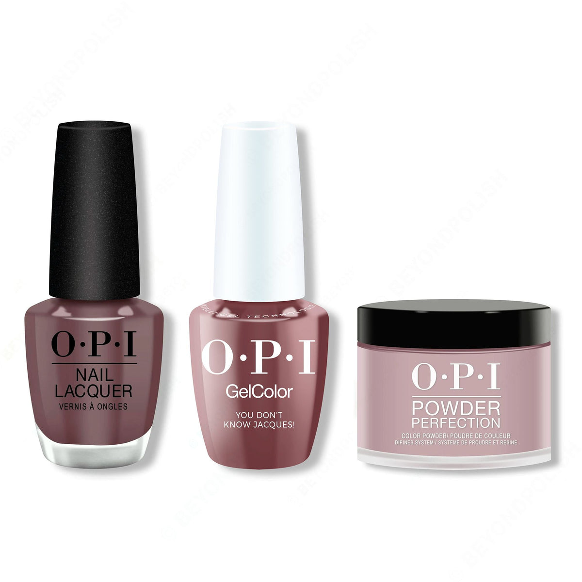 OPI - Intelli-Gel, Lacquer & Dip Combo - You Don't Know Jacques! - Long Lasting Formula