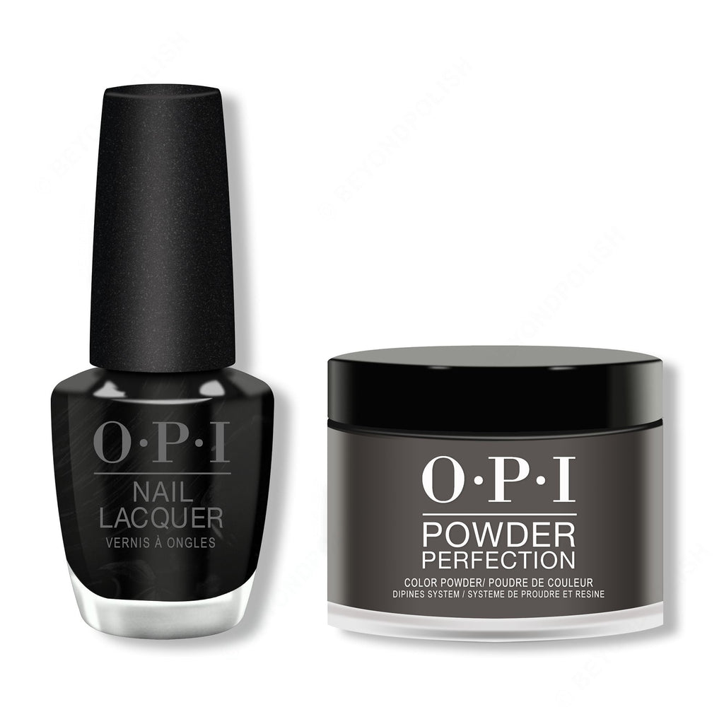 OPI - Lacquer & Dip Combo - Black Onyx - Long Lasting Formula