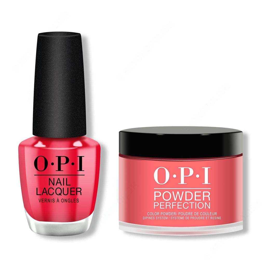 OPI - Lacquer & Dip Combo - Cajun Shrimp - Long Lasting Formula