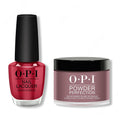 OPI - Lacquer & Dip Combo - Chick Flick Cherry - Long Lasting Formula