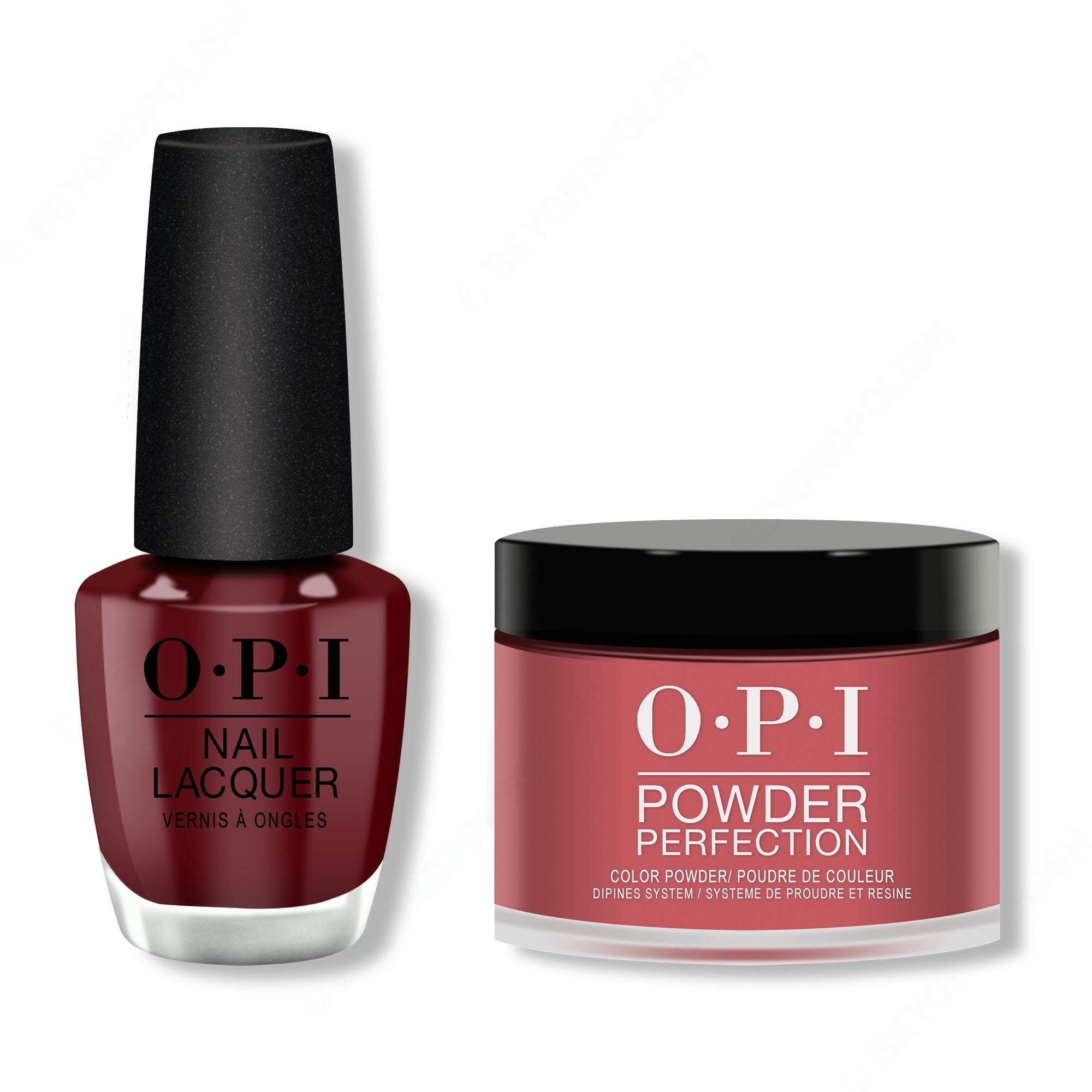 OPI - Lacquer & Dip Combo - Got the Blues for Red - Long Lasting Formula