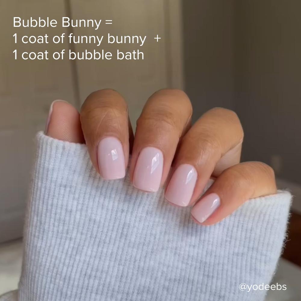 OPI Lacquer Set - Bubble Bath & Funny Bunny 2-Pc Set - Long Lasting Formula