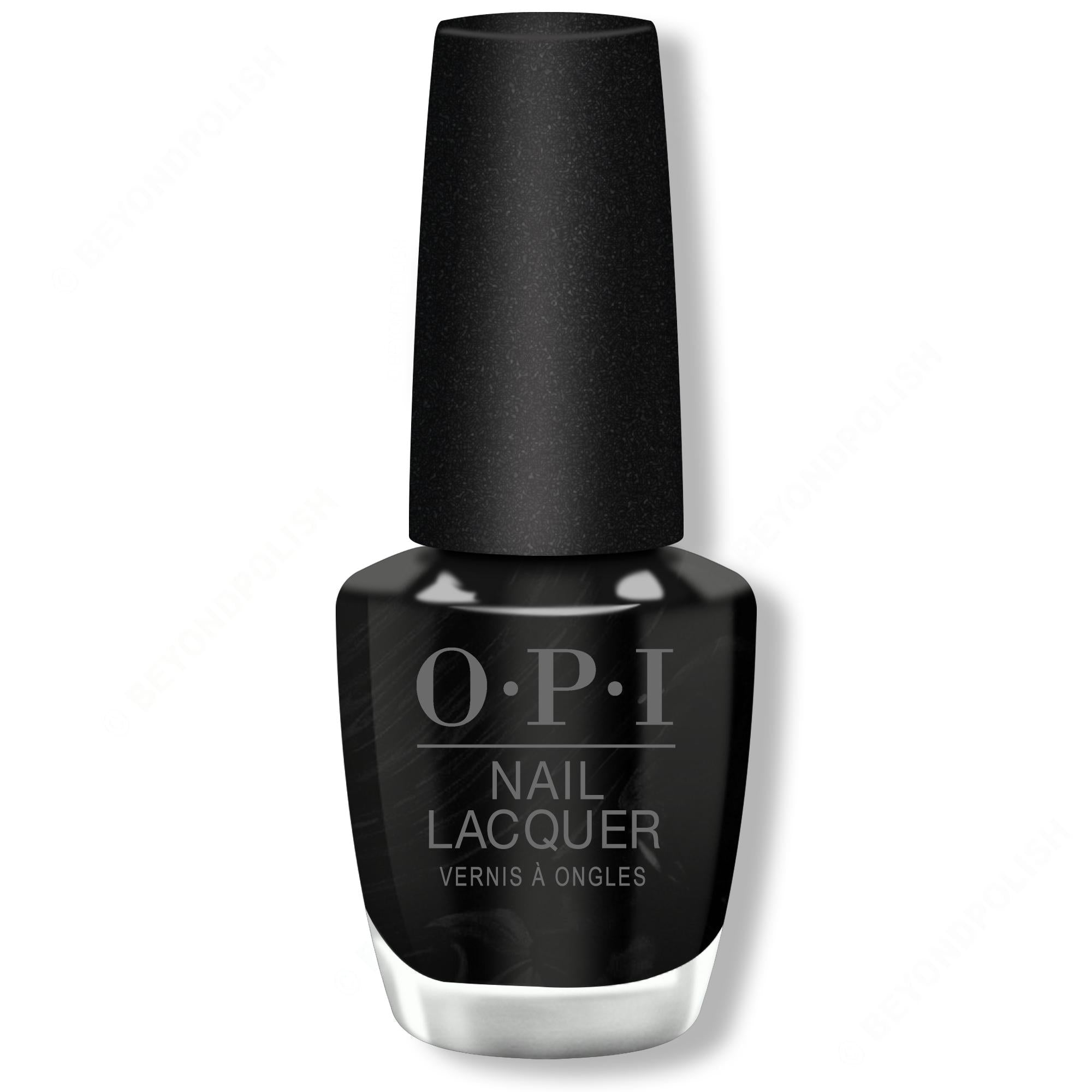 OPI Nail Lacquer - Black Onyx 0.5 oz - Long Lasting Formula