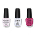 OPI - Nail Lacquer Combo - Base, Top & A Rose At Dawn... Broke By Noon 0.5 oz - Long Lasting Formula