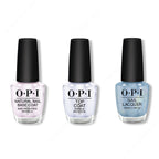 OPI - Nail Lacquer Combo - Base, Top & Angels Flight to Starry Nights - Long Lasting Formula