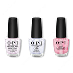 OPI - Nail Lacquer Combo - Base, Top & Aphrodite's Pink Nightie 0.5 oz - Long Lasting Formula