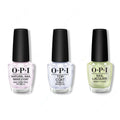 OPI - Nail Lacquer Combo - Base, Top & AppointMINT Confirmed - Long Lasting Formula