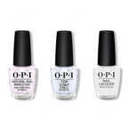 OPI - Nail Lacquer Combo - Base, Top & As Real As It Gets - Long Lasting Formula