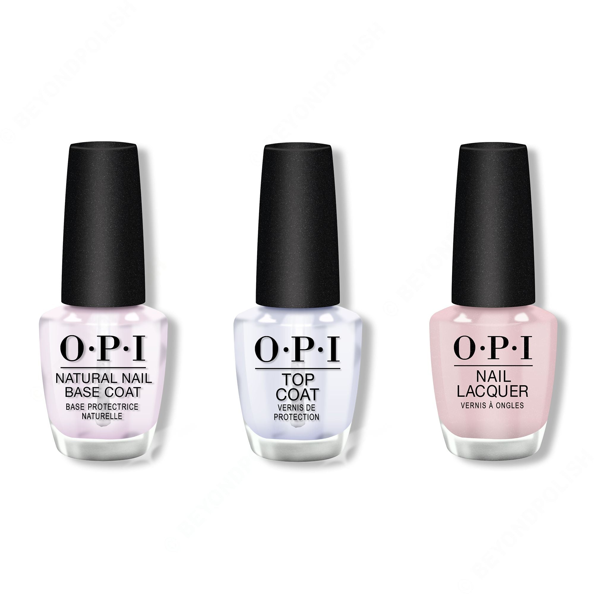 OPI - Nail Lacquer Combo - Base, Top & Baby, Take a Vow 0.5 oz - Long Lasting Formula