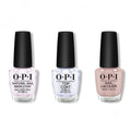 OPI - Nail Lacquer Combo - Base, Top & Bare My Soul 0.5 oz - Long Lasting Formula