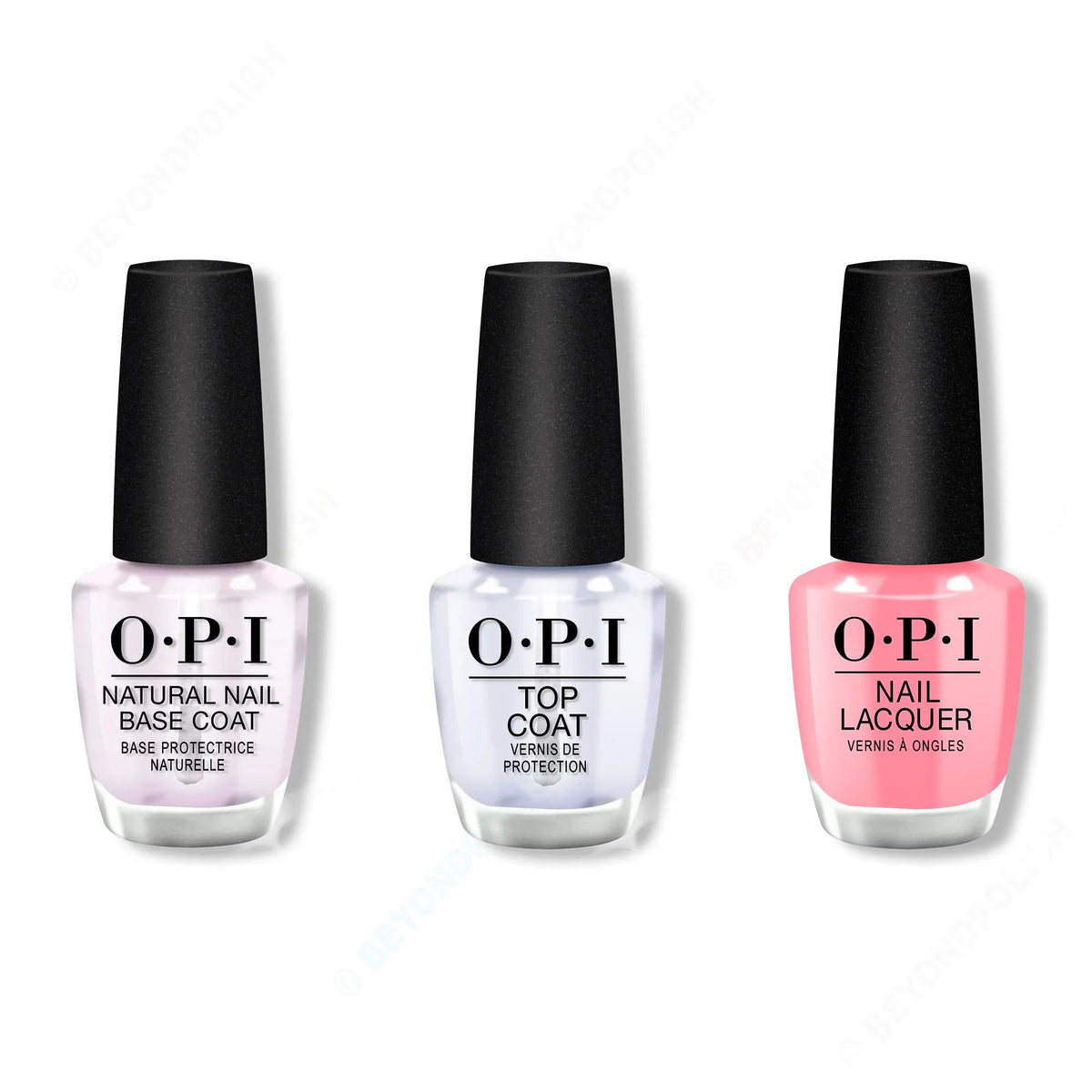 OPI - Nail Lacquer Combo - Base, Top & Bathtime Bubbly - OPIcons Spring 2026 - Long Lasting Formula