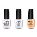 OPI - Nail Lacquer Combo - Base, Top & Beauty School Popout - Long Lasting Formula