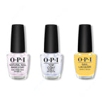 OPI - Nail Lacquer Combo - Base, Top & (Bee)Ffr - Long Lasting Formula