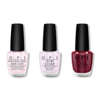 OPI - Nail Lacquer Combo - Base, Top & Big Sagittarius Energy - Long Lasting Formula