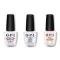 OPI - Nail Lacquer Combo - Base, Top & Bubble Bath 0.5 oz - Long Lasting Formula
