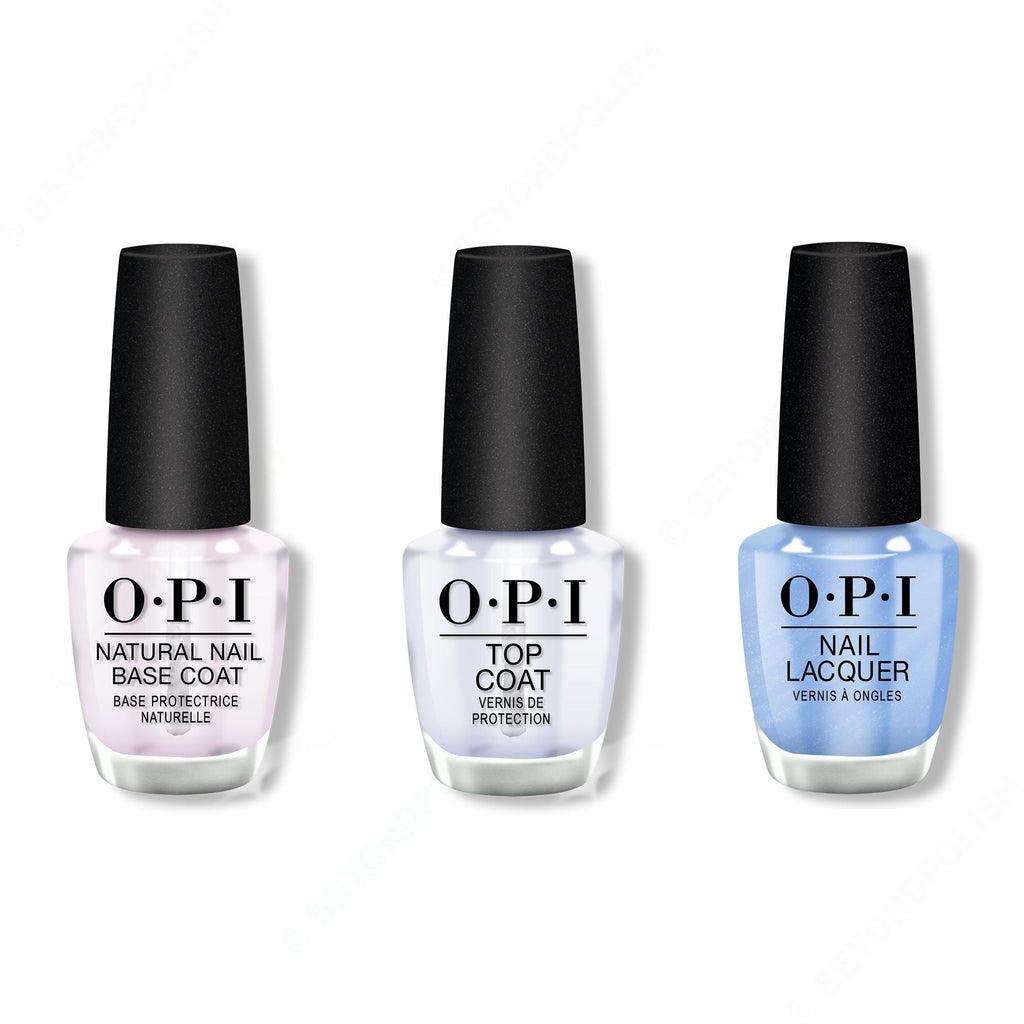 OPI - Nail Lacquer Combo - Base, Top & Can't CTRL Me - Long Lasting Formula