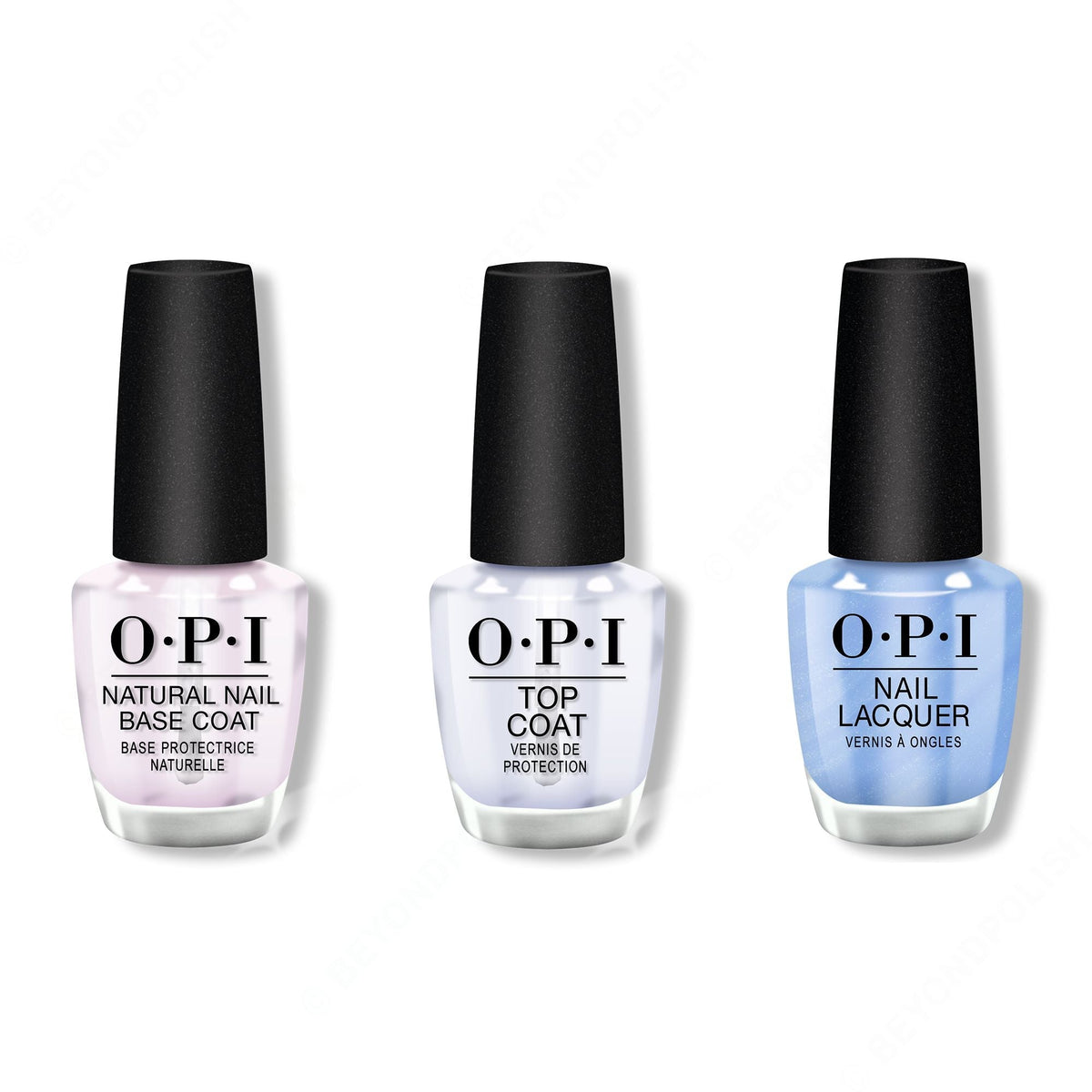 OPI - Nail Lacquer Combo - Base, Top & Can't CTRL Me - Long Lasting Formula