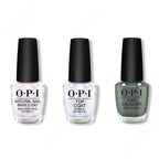 OPI - Nail Lacquer Combo - Base, Top & Cargo All Out - Long Lasting Formula
