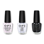 OPI - Nail Lacquer Combo - Base, Top & Cave The Way - Long Lasting Formula