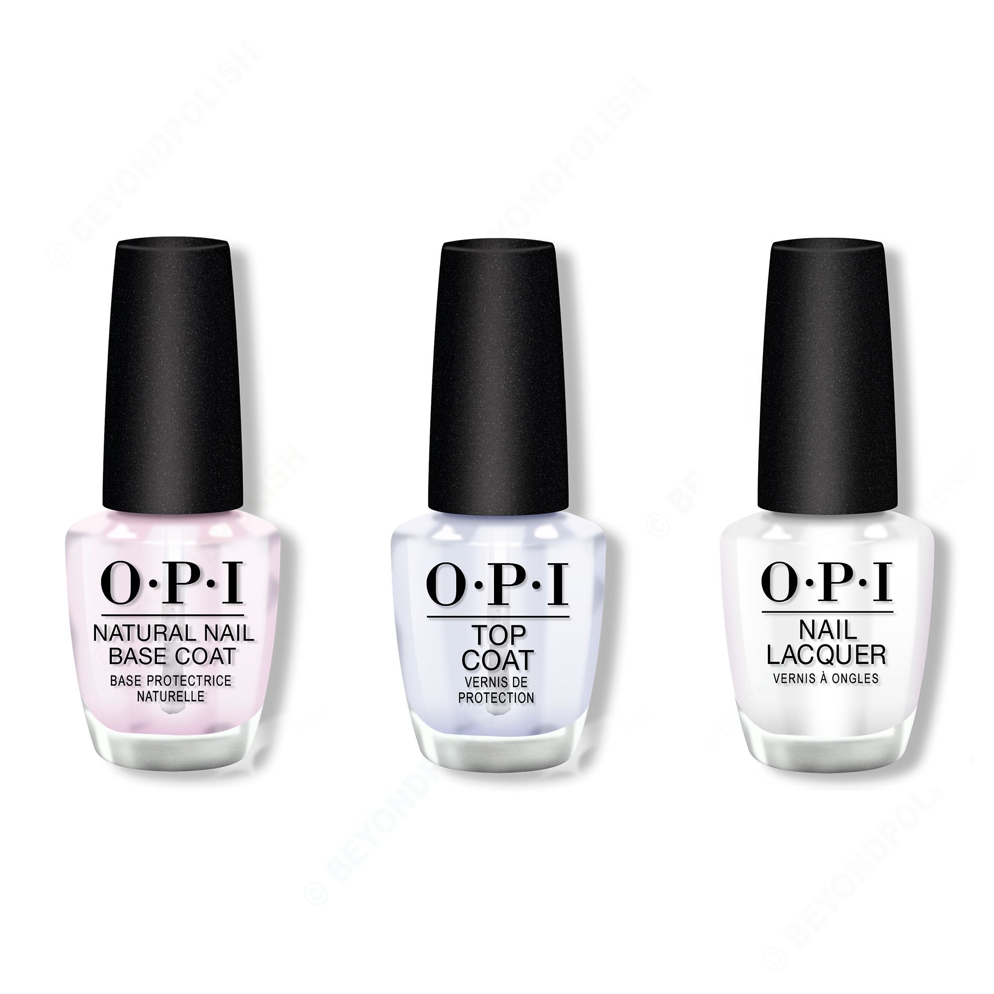 OPI - Nail Lacquer Combo - Base, Top & Chill 'Em With Kindness - Long Lasting Formula