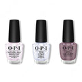 OPI - Nail Lacquer Combo - Base, Top & Claydreaming - Long Lasting Formula