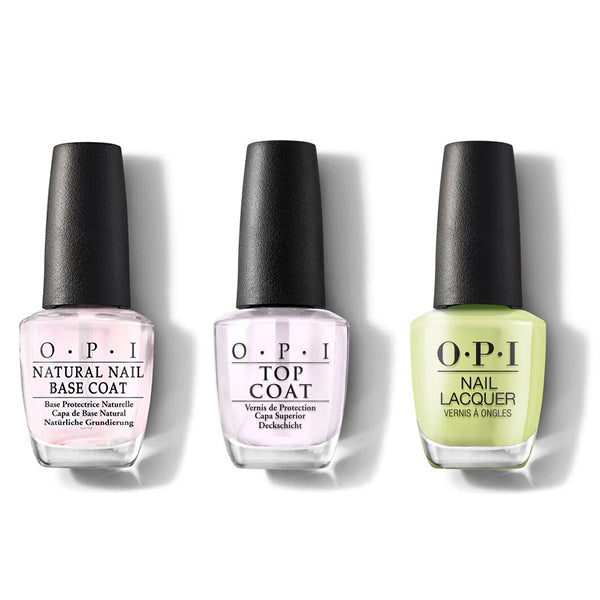OPI - Nail Lacquer Combo - Base, Top & Clear Your Cash - Long Lasting Formula