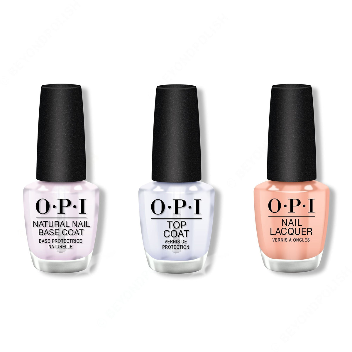 OPI - Nail Lacquer Combo - Base, Top & Crawfishin' for a Compliment 0.5 oz - Long Lasting Formula