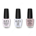 OPI - Nail Lacquer Combo - Base, Top & Crimp and Proper - Long Lasting Formula