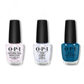 OPI - Nail Lacquer Combo - Base, Top & Duomo Days, Isola Nights 0.5 oz - Long Lasting Formula