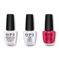 OPI - Nail Lacquer Combo - Base, Top & Dutch Tulips 0.5 oz - Long Lasting Formula