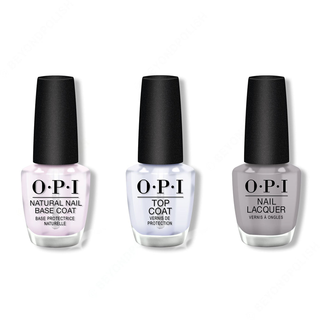 OPI - Nail Lacquer Combo - Base, Top & Engage-meant to Be 0.5 oz - Long Lasting Formula
