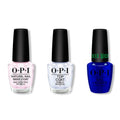 OPI - Nail Lacquer Combo - Base, Top & Fiyero's My Mani - Long Lasting Formula