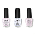 OPI - Nail Lacquer Combo - Base, Top & Glazed N' Amused - Long Lasting Formula